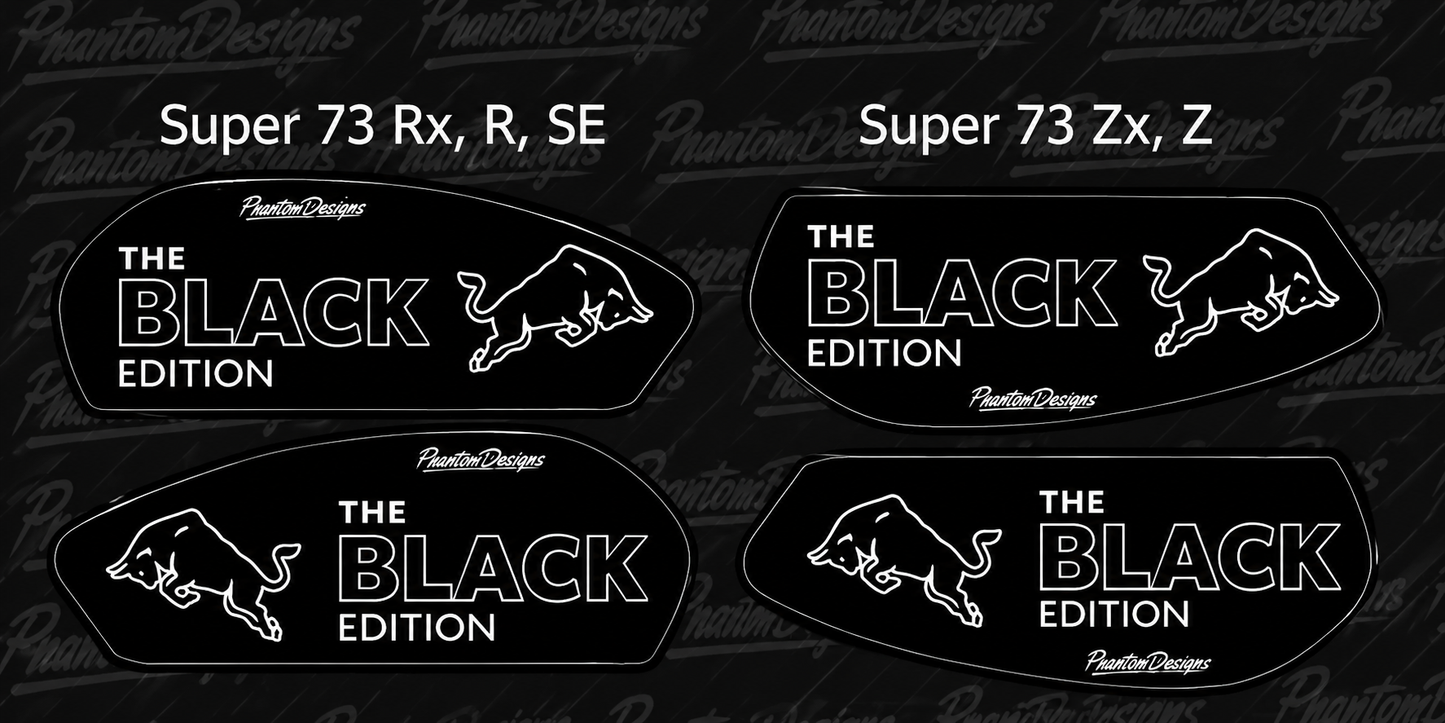 Super 73 Battery Decal Red Bull (The Black Edition)