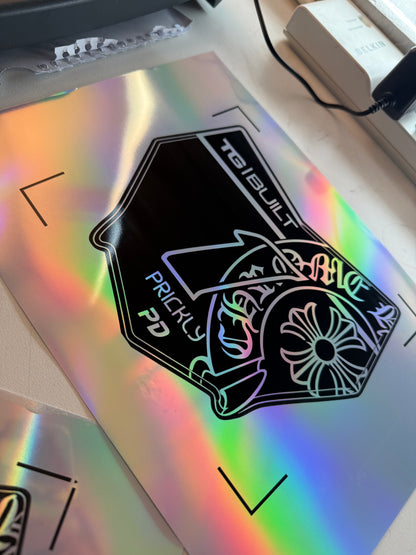 Chrome Hearts MotoCutz Plate Decal